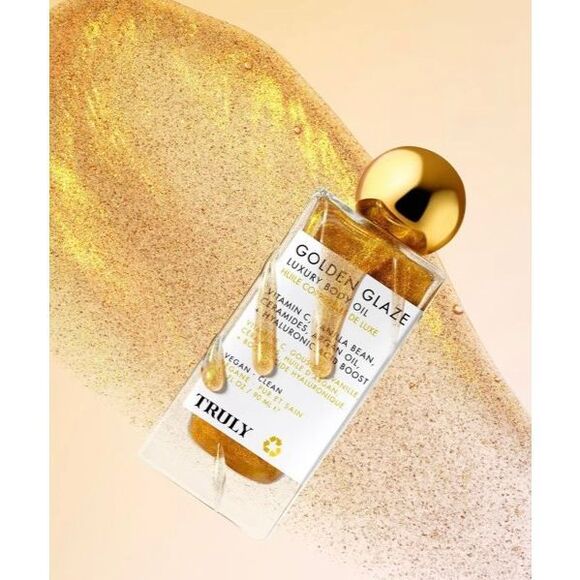 TRULY - NWT Golden Glaze Luxury Body Oil. Scented w/Clove, Orange, & Vanilla - Picture 6 of 16